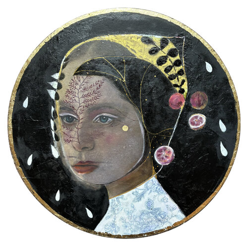 De Occulta Philosophia #Whispers Of The Abyss par Karenina Fabrizzi, Peinture en vente sur Singulart