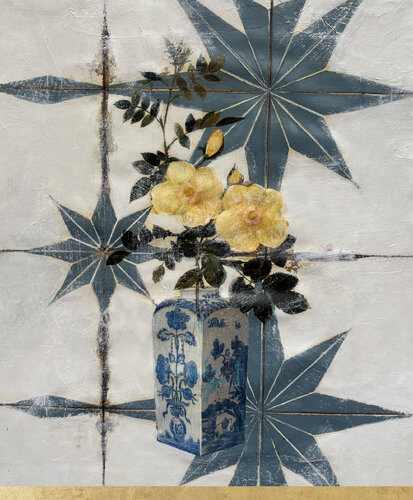 Beyond The Porcelain Skin/ Yellow von Karenina Fabrizzi, Malerei kaufen auf Singulart