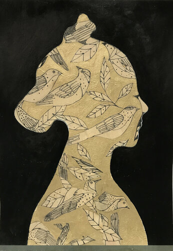 From fear to Love #07 bis SOLD par Karenina Fabrizzi, Dessin en vente sur Singulart