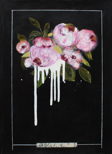 Dripping pink di Karenina Fabrizzi, Disegno in vendita su Singulart