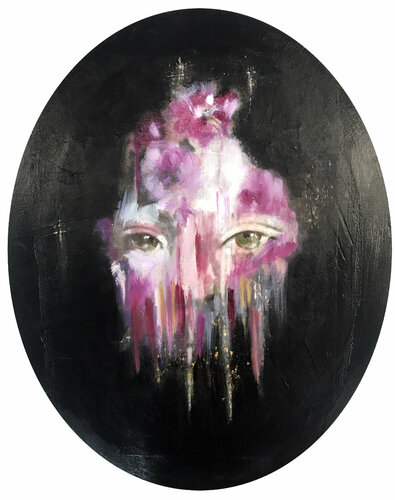 Nuit noire par Karenina Fabrizzi, Peinture en vente sur Singulart