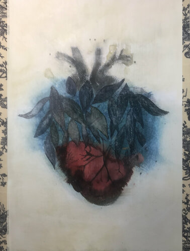 From fear to Love #Heart 01 van Karenina Fabrizzi, Tekening te koop op Singulart