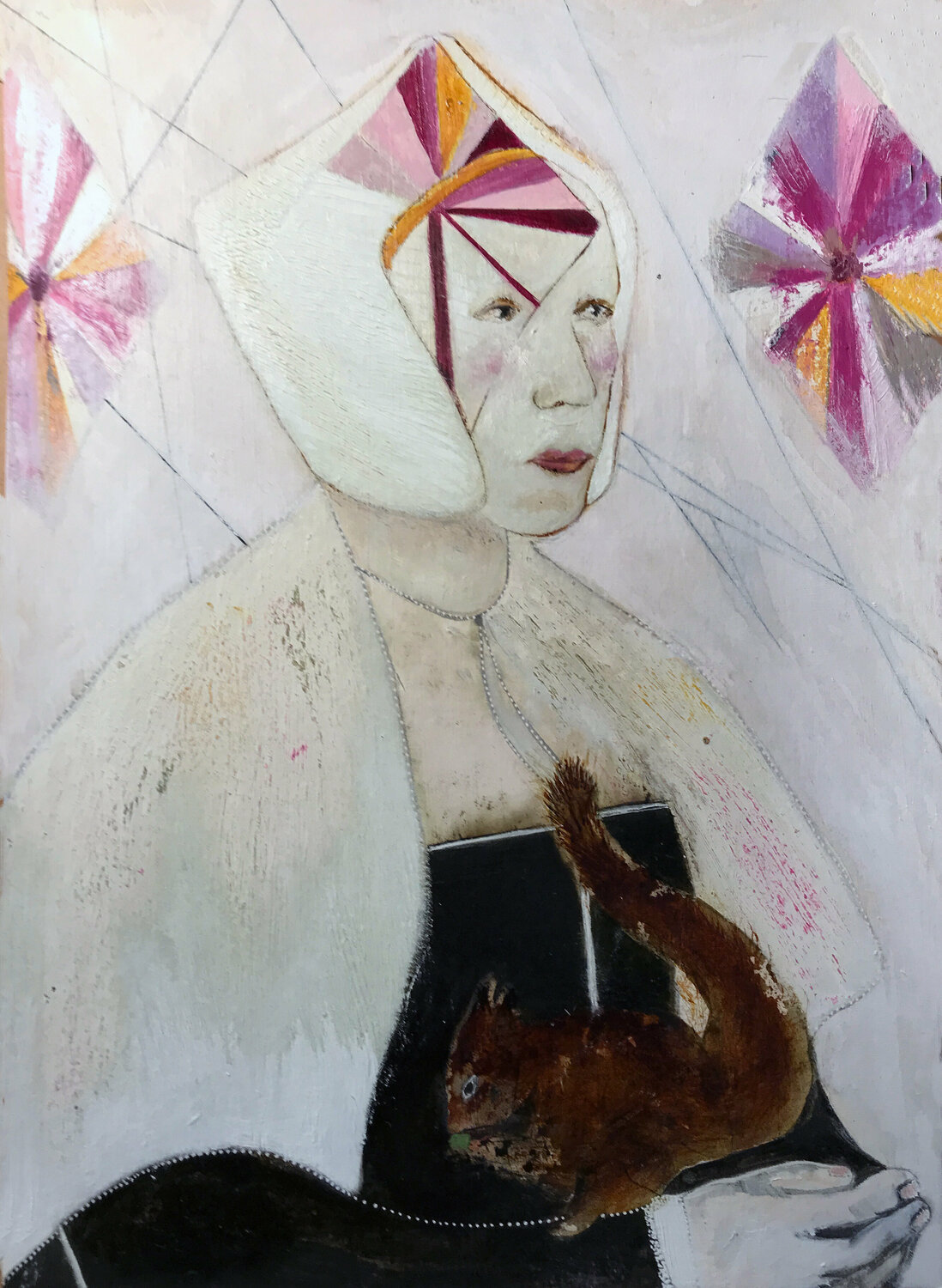 Emilia with a squirrel part B Karenina Fabrizzi