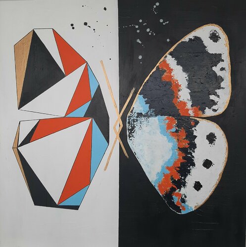 Black & White van Masqali, Schilderij te koop op Singulart
