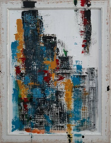 Ciudades de papel von Masqali, Malerei kaufen auf Singulart