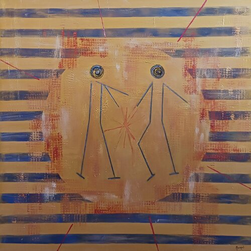 El hilo rojo del destino von Masqali, Malerei kaufen auf Singulart