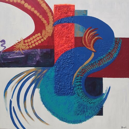 Movimiento van Masqali, Schilderij te koop op Singulart