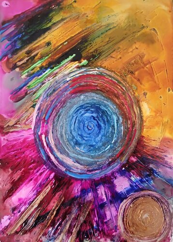 Te veo par Masqali, Œuvre sur papier en vente sur Singulart