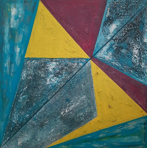 Cometas en el cielo van Masqali, Schilderij te koop op Singulart