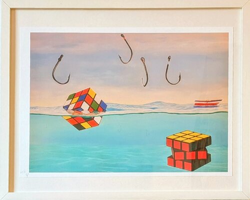 La pêche du concept cassé. by Ezequiel Martinez Llaser, Print for Sale on Singulart