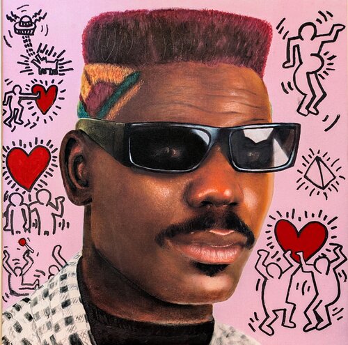 Papi François Loves by Ezequiel Martinez Llaser, Painting for Sale on Singulart