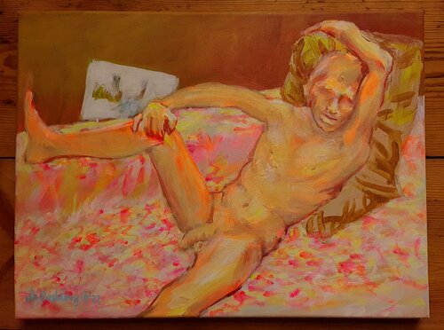 Sunny mood van Anastasiia Dashkevych, Schilderij te koop op Singulart