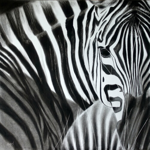 Dans la savane... by Isael, Drawing for Sale on Singulart