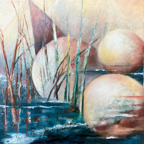 Monde d'ailleurs 1. van Isael, Schilderij te koop op Singulart