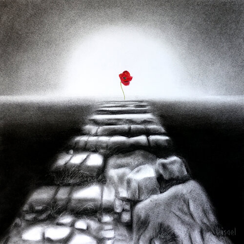 En chemin van Isael, Tekening te koop op Singulart