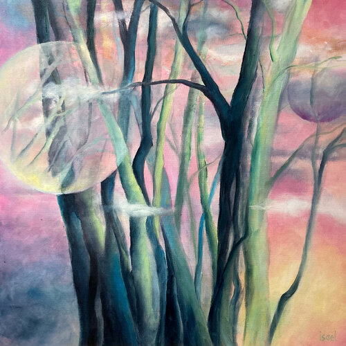 Forêt magique 1. von Isael, Malerei kaufen auf Singulart