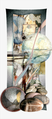 Platane sur cour di Isael, Digitale in vendita su Singulart