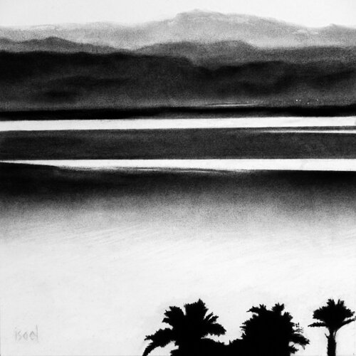Au bord de la mer Morte van Isael, Tekening te koop op Singulart