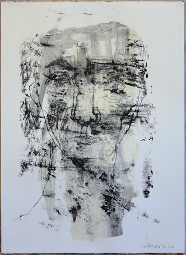 Head of a man, Impression par André François van Vuuren, Œuvre sur papier en vente sur Singulart