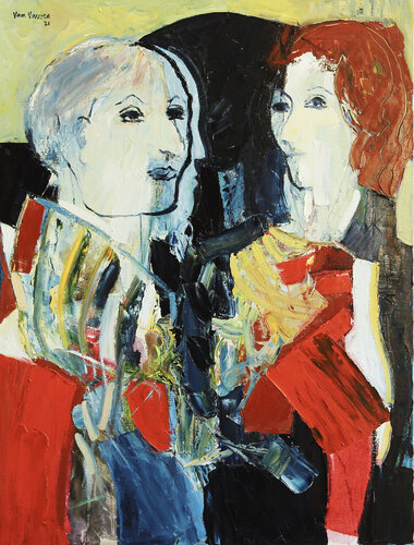 Woman and Man  1 von André François van Vuuren, Malerei kaufen auf Singulart