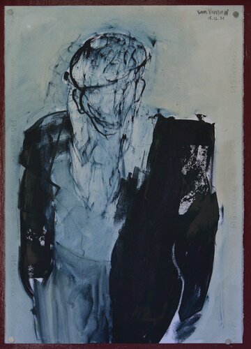 Man with hand in pocket par André François van Vuuren, Œuvre sur papier en vente sur Singulart
