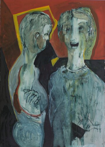 oil on paper 1 von André François van Vuuren, Malerei kaufen auf Singulart