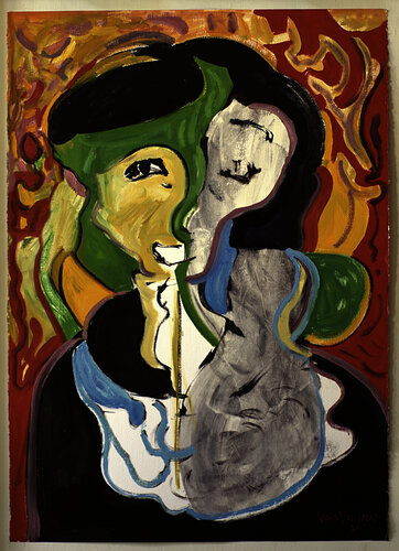 Two Women von André François van Vuuren, Malerei kaufen auf Singulart