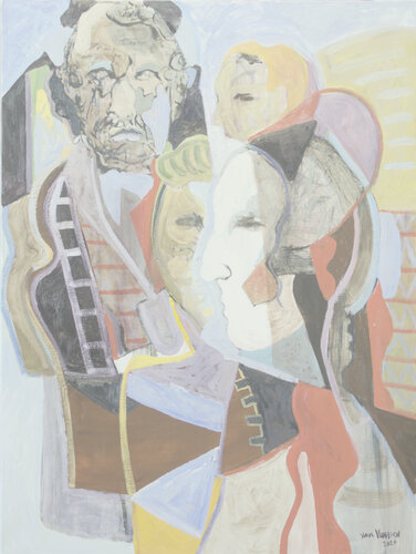 Merely Players by André François van Vuuren, Painting for Sale on Singulart