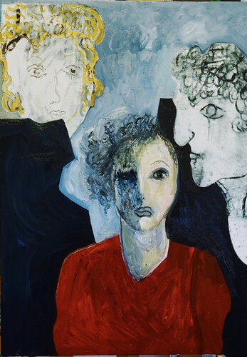 Muse, imagined by André François van Vuuren, Painting for Sale on Singulart