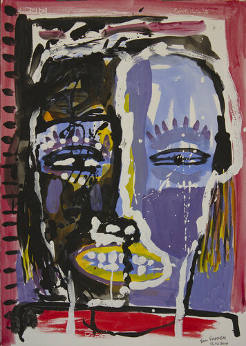 Circus 0394 par André François van Vuuren, Œuvre sur papier en vente sur Singulart