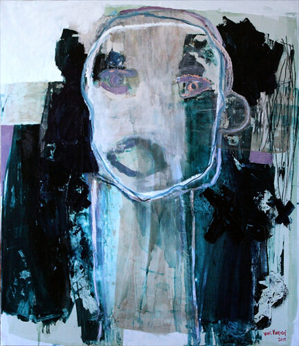 Boy's head par André François van Vuuren, Peinture en vente sur Singulart