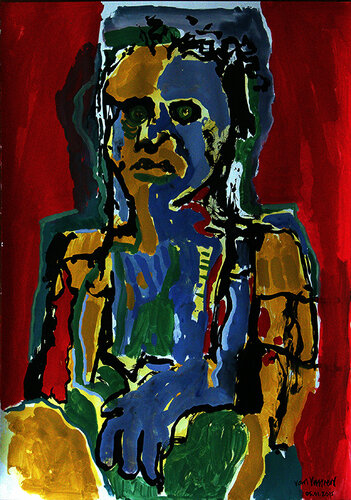 Tribal 1 par André François van Vuuren, Œuvre sur papier en vente sur Singulart