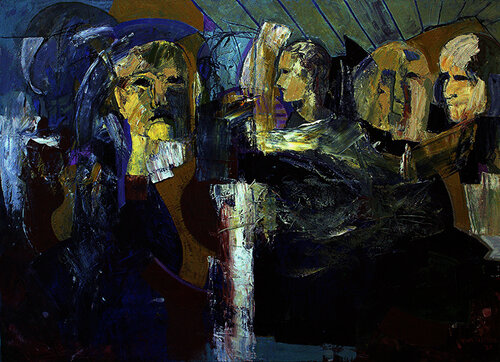 Characters in an Abstract André François van Vuuren