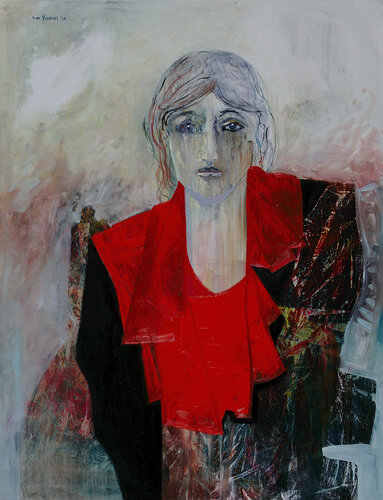 ' sad woman ' par André François van Vuuren, Peinture en vente sur Singulart