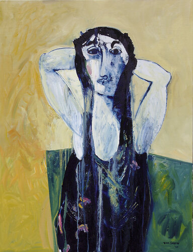 woman, 1987 par André François van Vuuren, Peinture en vente sur Singulart