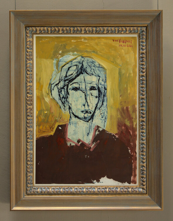 Pensive woman André François van Vuuren
