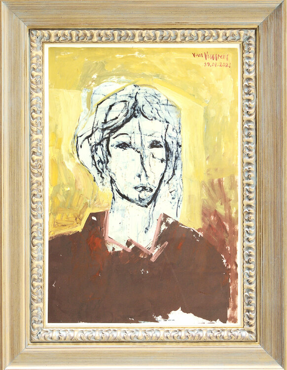 Pensive woman André François van Vuuren
