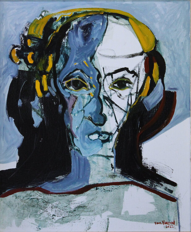 "Masquerade II"  # 8  Man Head André François van Vuuren