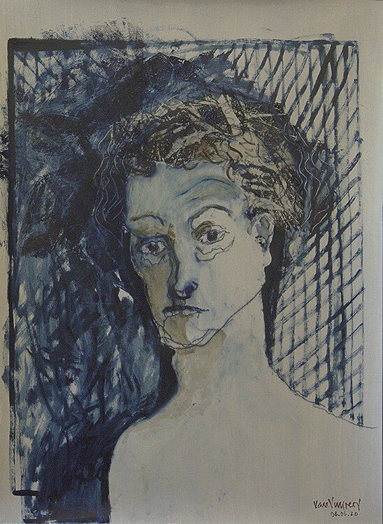Study 1 for "Masquerade" André François van Vuuren