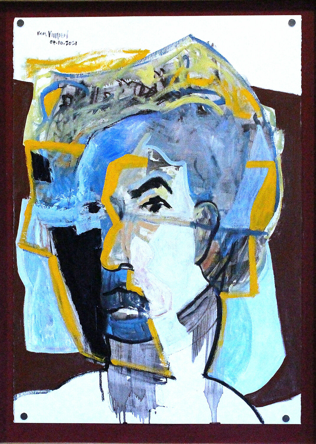 An uncertain future André François van Vuuren Werk auf Papier zu verkaufen