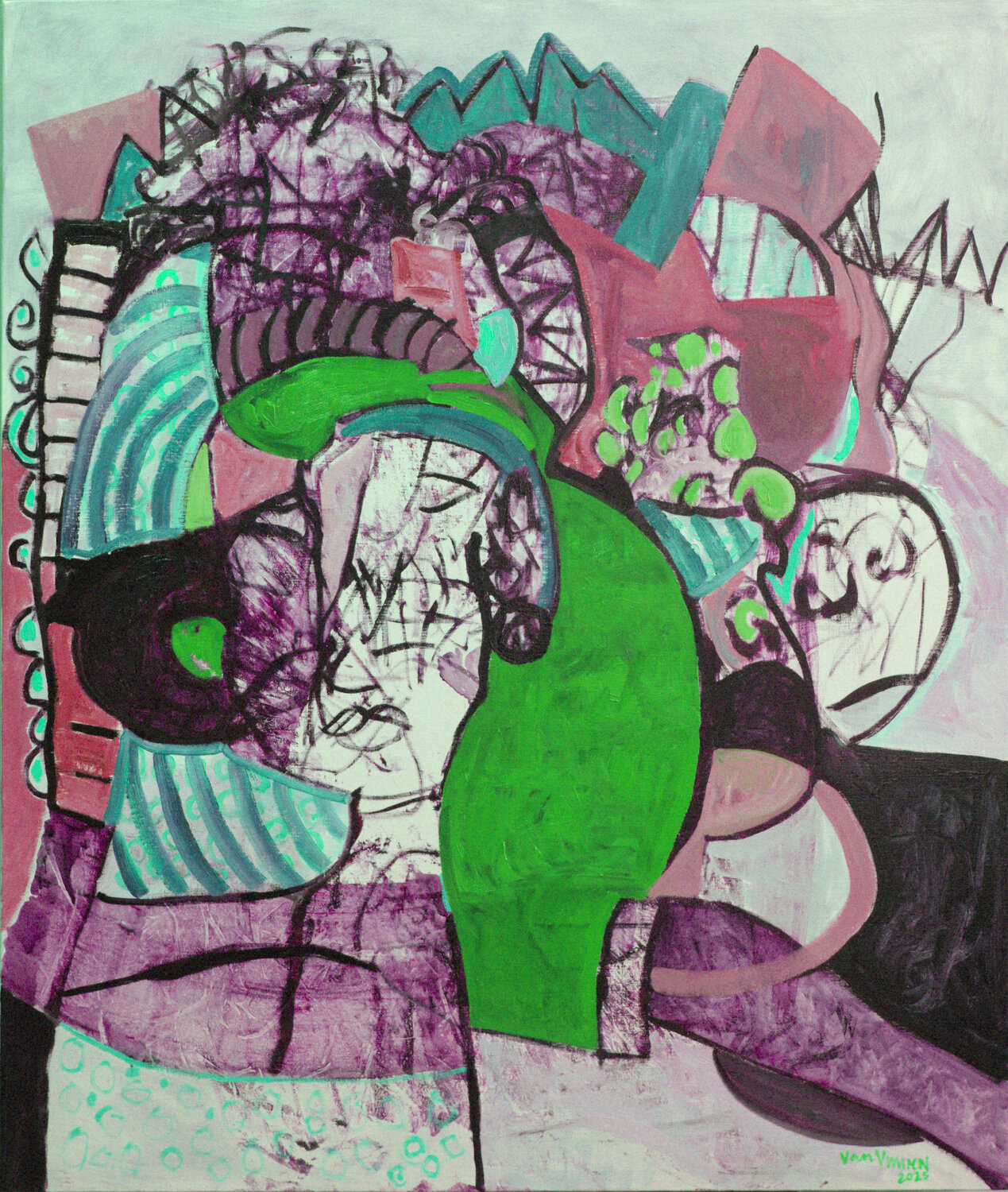 Untitled André François van Vuuren Originalgemälde zu verkaufen