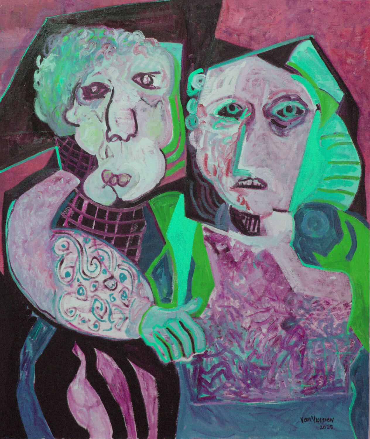 Untitled André François van Vuuren Originalgemälde zu verkaufen
