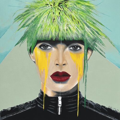 Tagtraum von der grünen Transformation by Veronika von Kathen, 회화 for Sale on Singulart