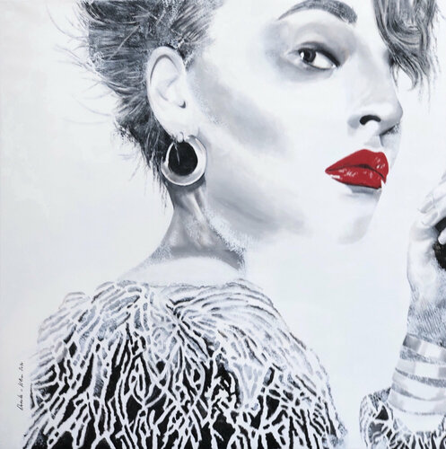 Macht der ersten Begegnung di Veronika von Kathen, Pittura in vendita su Singulart