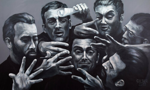 Hunting II von Prof. Gerhard Silber, Malerei kaufen auf Singulart