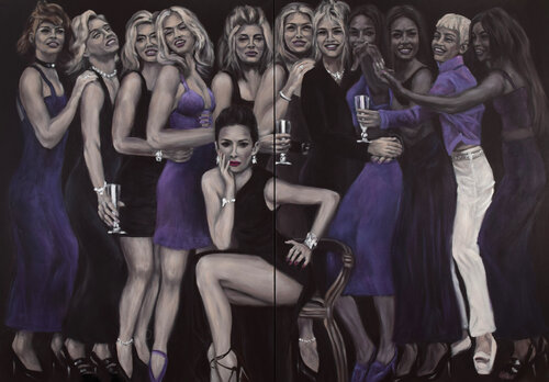 Ladylike (Auftragsarbeit) van Prof. Gerhard Silber, Schilderij te koop op Singulart