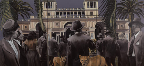 Jungle House von Prof. Gerhard Silber, Malerei kaufen auf Singulart