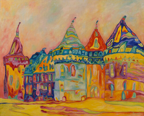 Le château de Diane de Brigitte Bargain, Pintura a la venta en Singulart