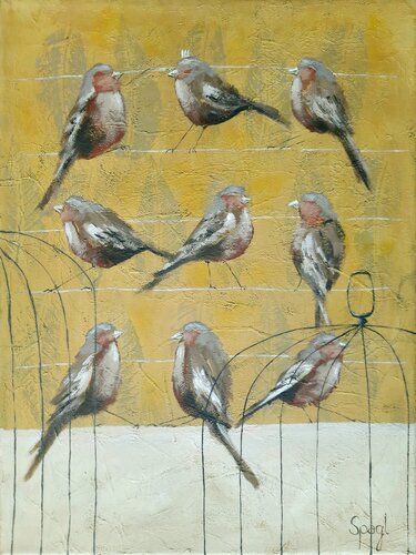 Outside I di Anja Spagl, Pittura in vendita su Singulart