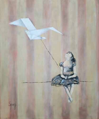 No gravity van Anja Spagl, Schilderij te koop op Singulart